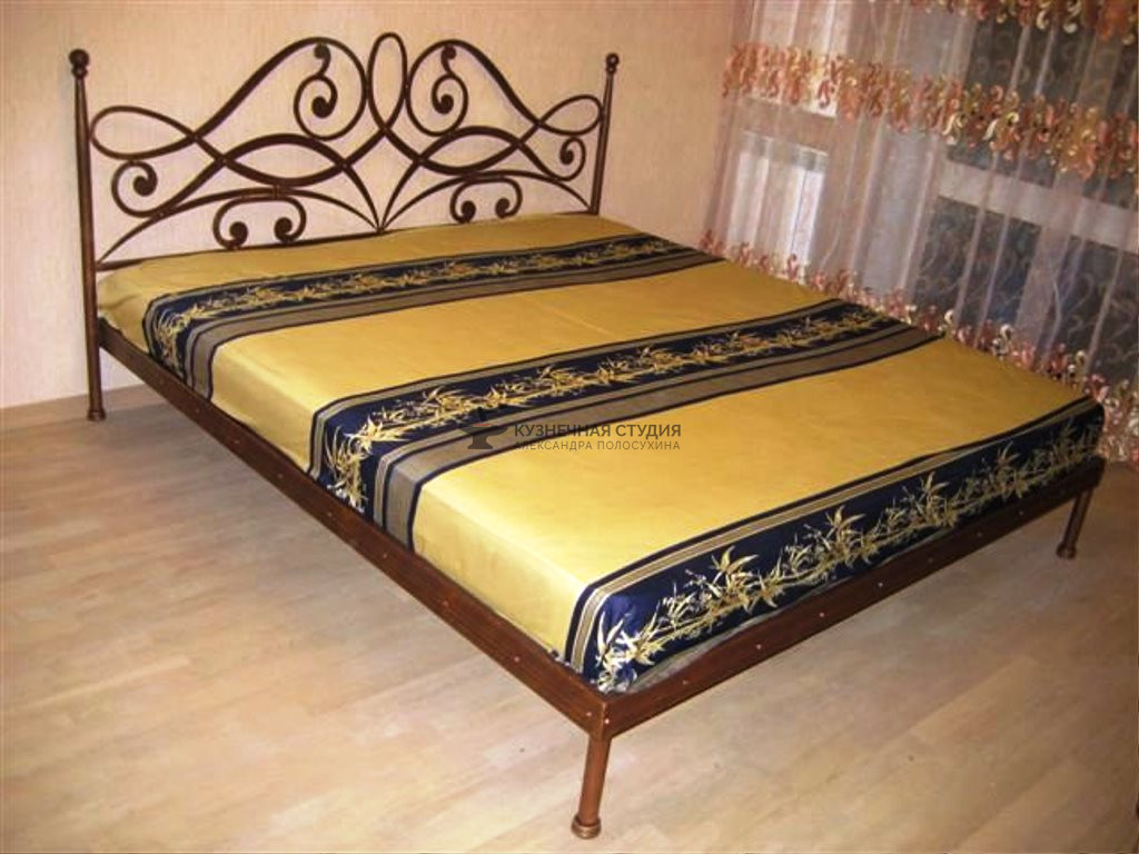 Кованая кровать №004